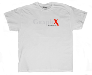 Graph X Brand White Shirt